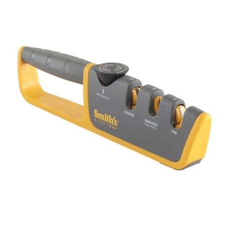 SMITHS Adjustable Angle Pull-Thru Knife Sharpener 50264